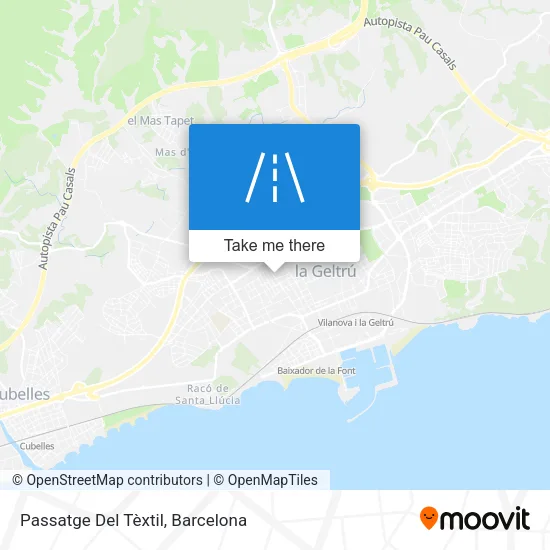 Passatge Del Tèxtil map