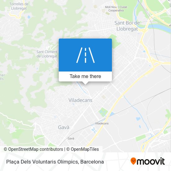 Plaça Dels Voluntaris Olímpics map