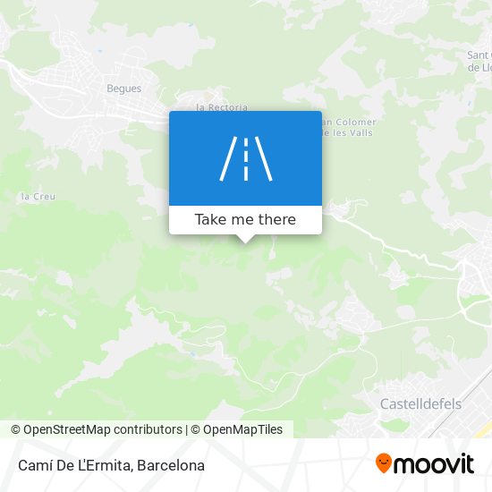 Camí De L'Ermita map