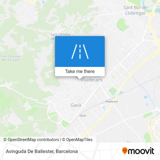 Avinguda De Ballester map