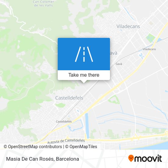 Masia De Can Rosés map