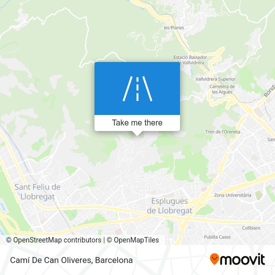 Camí De Can Oliveres map