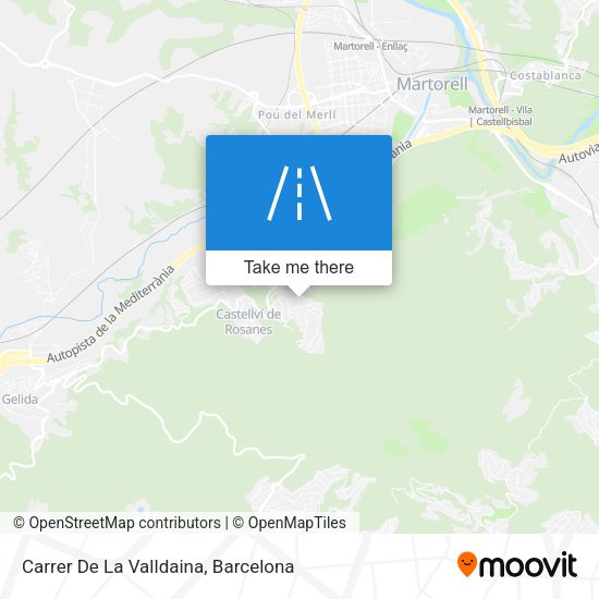 Carrer De La Valldaina map