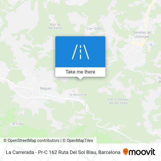 La Carrerada - Pr-C 162 Ruta Del Sol Blau map
