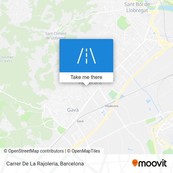 Carrer De La Rajoleria map