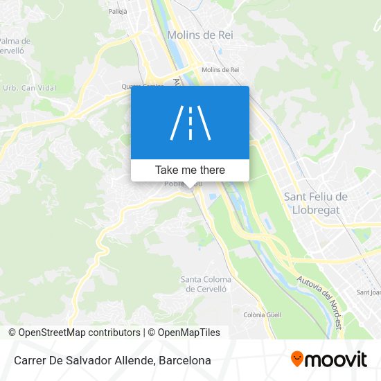 Carrer De Salvador Allende map