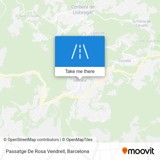 Passatge De Rosa Vendrell map