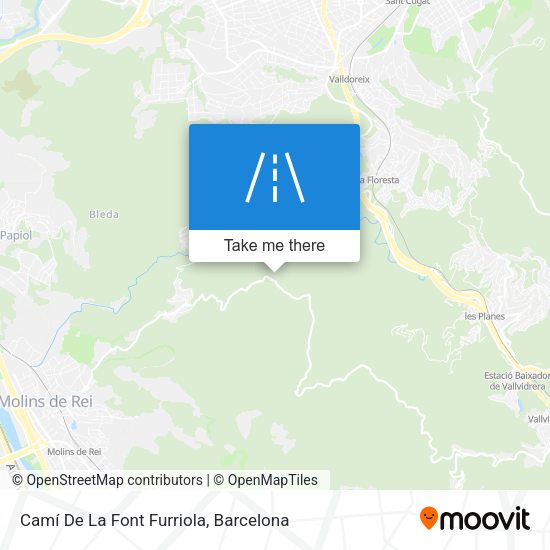Camí De La Font Furriola map