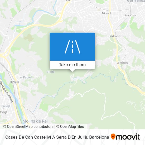 Cases De Can Castellví A Serra D'En Julià map