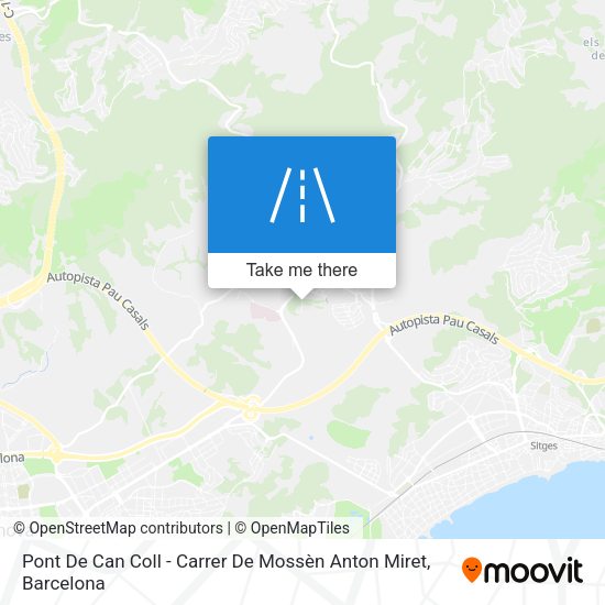 Pont De Can Coll - Carrer De Mossèn Anton Miret map