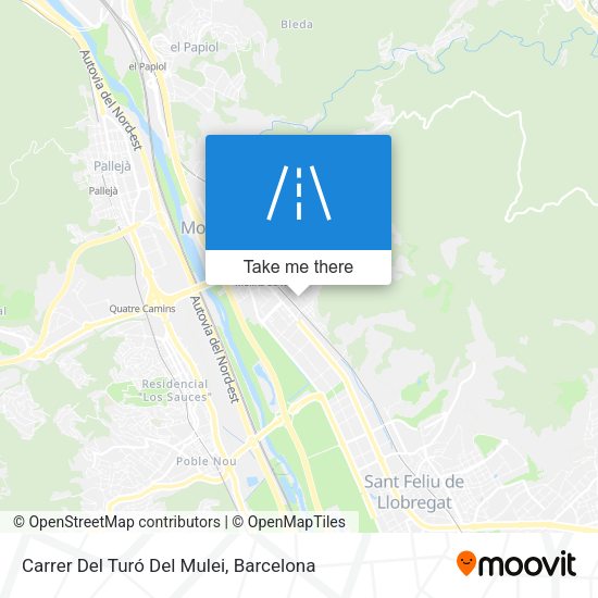 Carrer Del Turó Del Mulei map