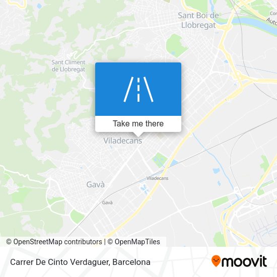 Carrer De Cinto Verdaguer map