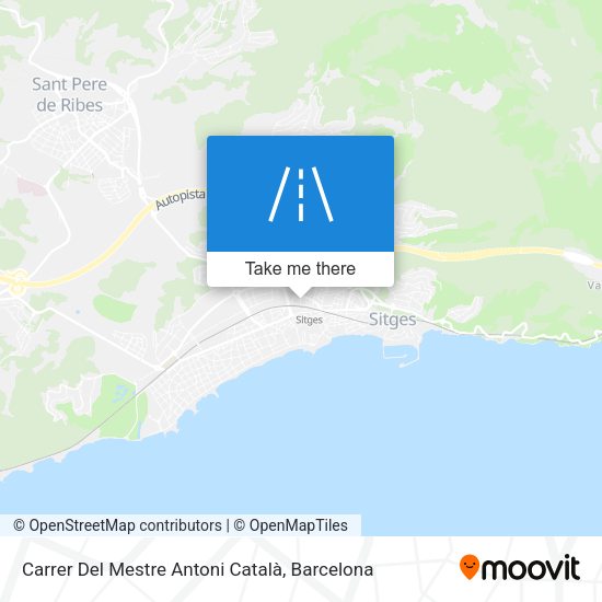 Carrer Del Mestre Antoni Català map