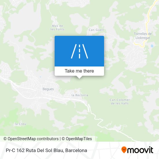Pr-C 162 Ruta Del Sol Blau map
