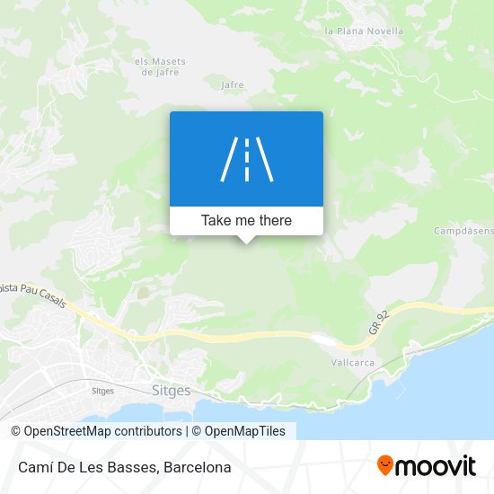 Camí De Les Basses map