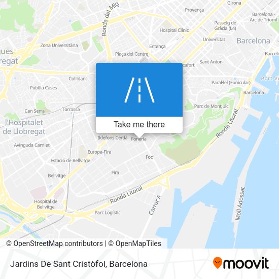Jardins De Sant Cristòfol map