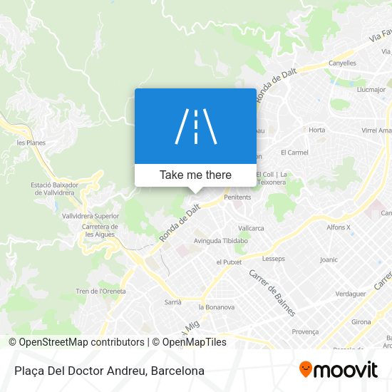 Plaça Del Doctor Andreu map