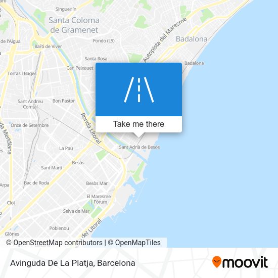 Avinguda De La Platja map