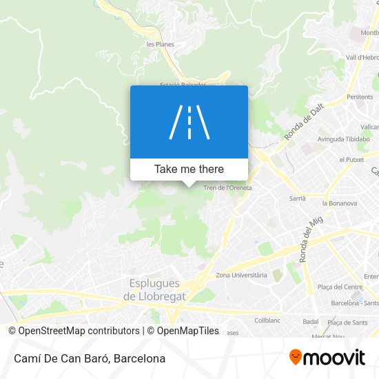 Camí De Can Baró map