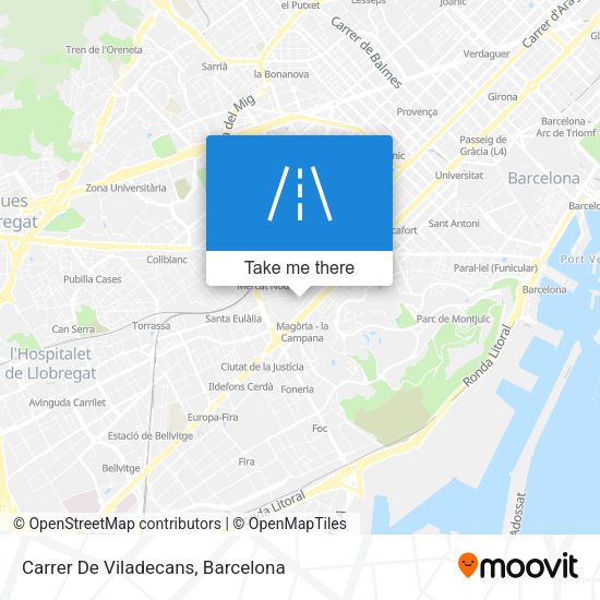 Carrer De Viladecans map
