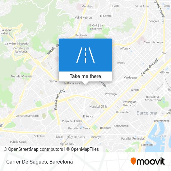 Carrer De Sagués map