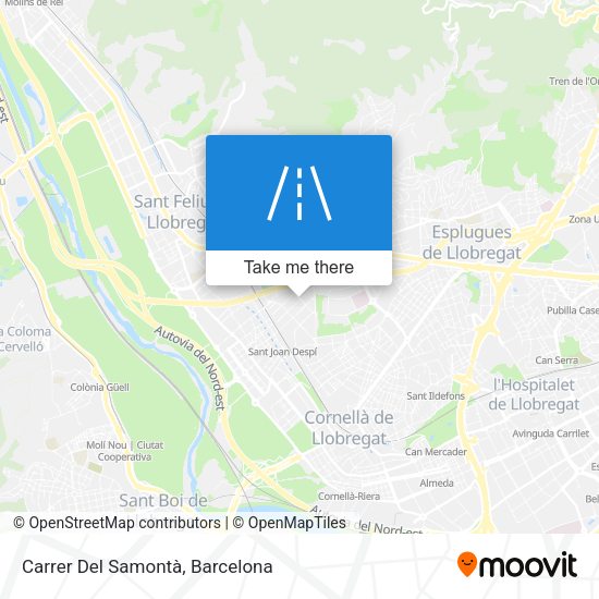 Carrer Del Samontà map