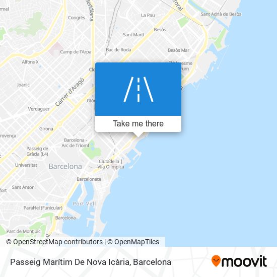 Passeig Marítim De Nova Icària map