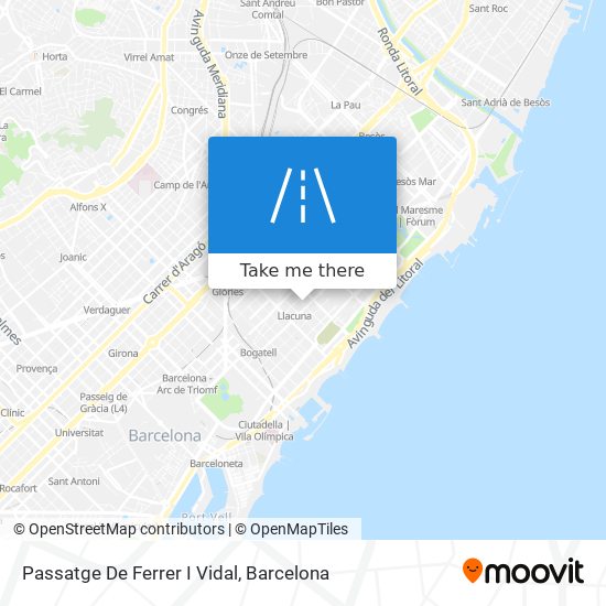 mapa Passatge De Ferrer I Vidal