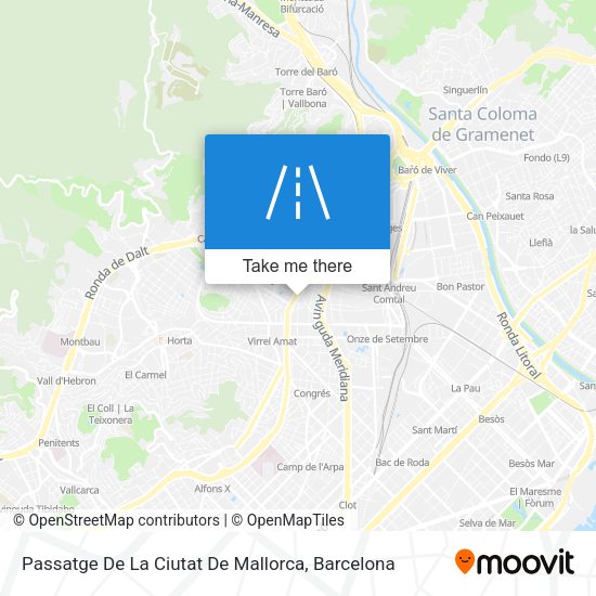 Passatge De La Ciutat De Mallorca map