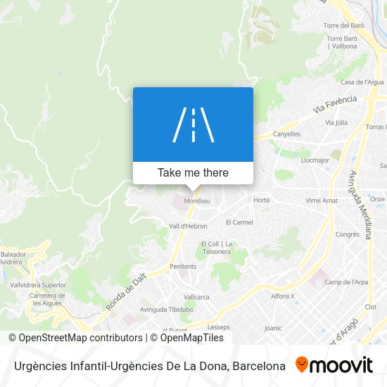 Urgències Infantil-Urgències De La Dona map