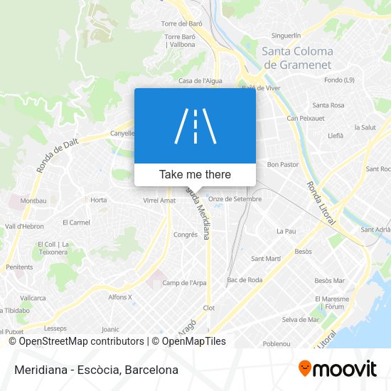Meridiana - Escòcia map