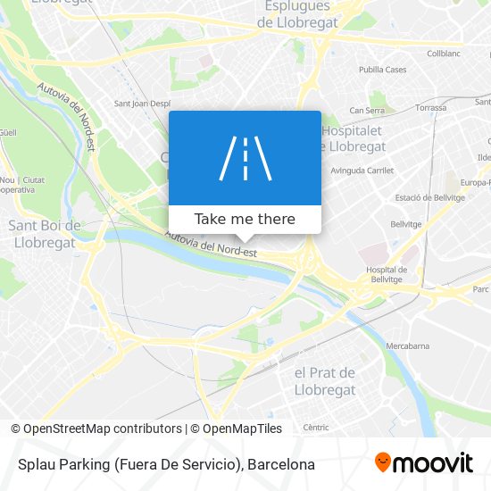 mapa Splau Parking (Fuera De Servicio)