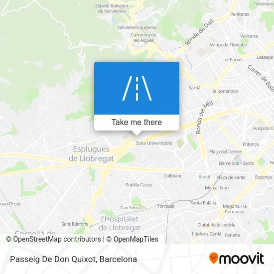 Passeig De Don Quixot map