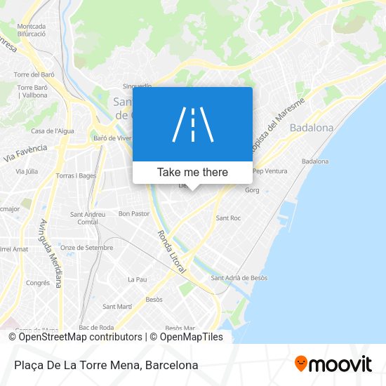 Plaça De La Torre Mena map
