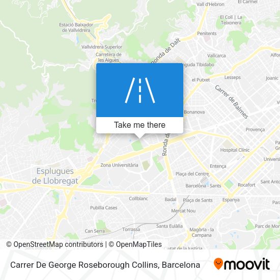 Carrer De George Roseborough Collins map