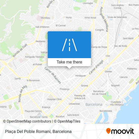 Plaça Del Poble Romaní map