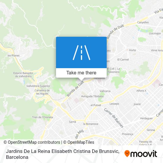 Jardins De La Reina Elisabeth Cristina De Brunsvic map