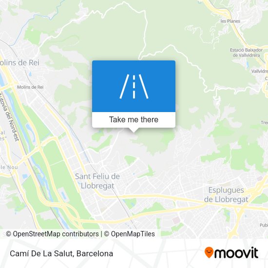 Camí De La Salut map
