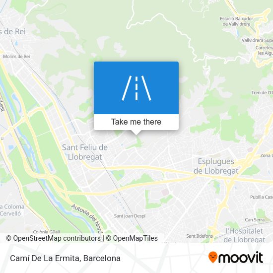 Camí De La Ermita map