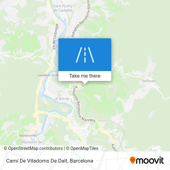 Camí De Viladoms De Dalt map