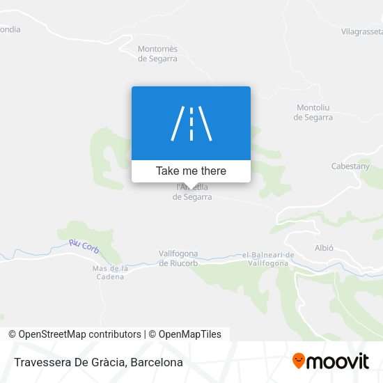 Travessera De Gràcia map