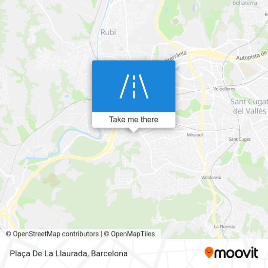 Plaça De La Llaurada map