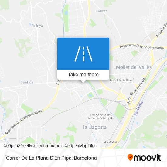 Carrer De La Plana D'En Pipa map