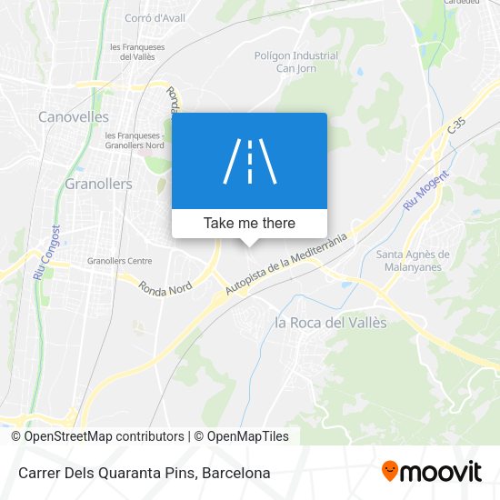 Carrer Dels Quaranta Pins map