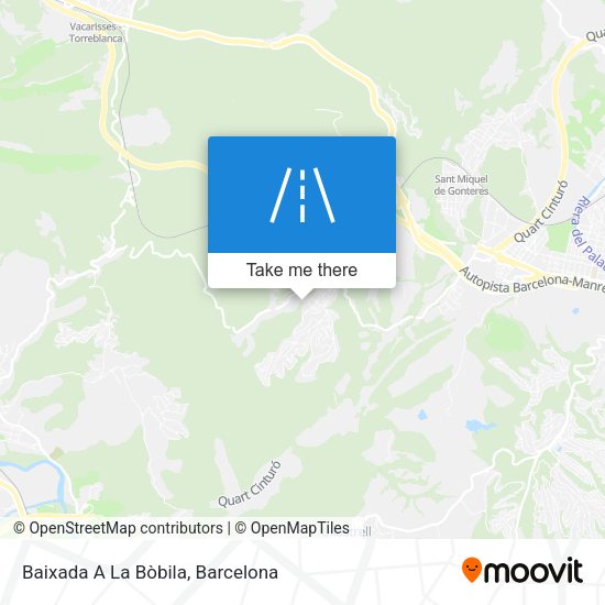 Baixada A La Bòbila map