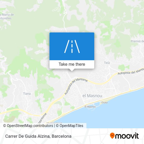 Carrer De Guida Alzina map