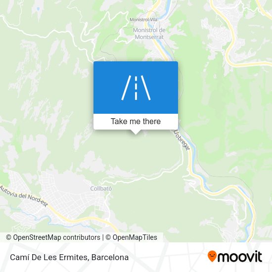 Camí De Les Ermites map