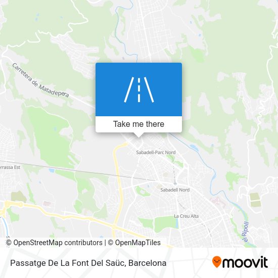 Passatge De La Font Del Saüc map