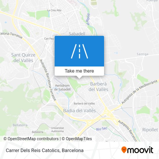 Carrer Dels Reis Catolics map