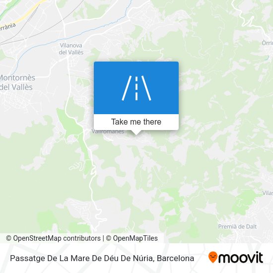 Passatge De La Mare De Déu De Núria map